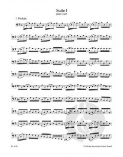 6 Suiten BWV 1007-1012 - Leinen von Johann Sebastian Bach für Violoncello solo im Alle Noten Shop kaufen