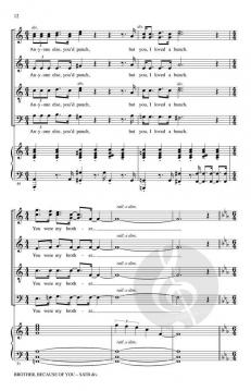 Brother, Because Of You (from tyler's Suite) von Stephen L. Schwartz (Download) 