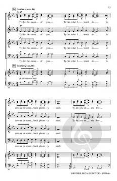 Brother, Because Of You (from tyler's Suite) von Stephen L. Schwartz (Download) 