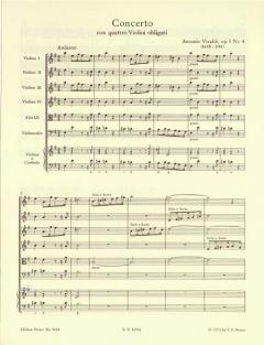 Konzert e-Moll op. 3 Nr. 4 RV 550/PV 97 (Antonio Vivaldi) 