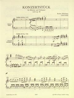 Konzertstück nach op. 86 von Robert Schumann für Klavier und Orchester im Alle Noten Shop kaufen
