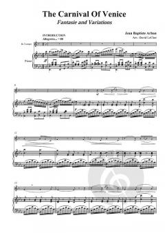 The Carnival of Venice von Jean Baptiste Arban 