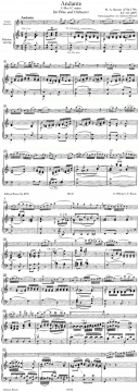 Andante C-Dur KV 315 (285e) von Wolfgang Amadeus Mozart 