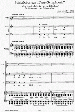 Schlusschor aus: Faust-Sinfonie (Franz Liszt) 