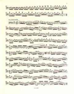 6 Suiten für Violoncello solo von Johann Sebastian Bach im Alle Noten Shop kaufen - EP9054