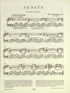 Sonaten op. 11 und 22 von Robert Schumann 