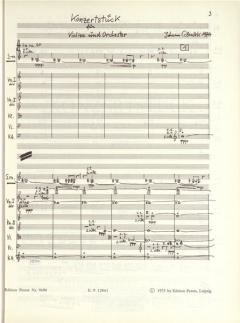 Konzertstück von Johann Cilensek für Violine und Orchester im Alle Noten Shop kaufen (Partitur)