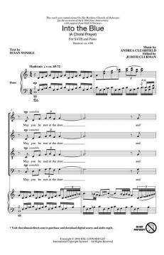 Into the Blue: A Choral Prayer von Andrea Clearfield (Download) 
