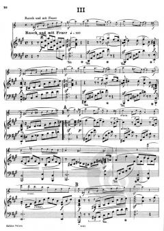Fantasiestücke, Adagio und Allegro, Stücke im Volkston von Robert Schumann 