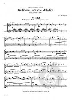 Traditional Japanese Melodies von Gary Schocker für 2 Flöten im Alle Noten Shop kaufen