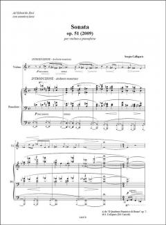 Sonata op. 51 von Sergio Calligaris 