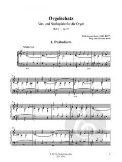 Orgelschatz Heft 1 op. 55 von Carl August Kern im Alle Noten Shop kaufen (Partitur)