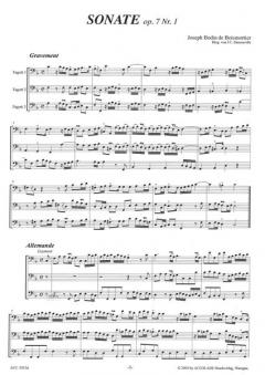 6 Sonaten op.7 Heft 1 [F/d/C] (Joseph Bodin de Boismortier) 