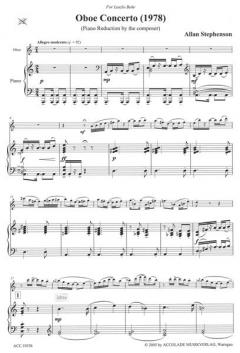 Konzert für Oboe und Streicher von Allan Stephenson im Alle Noten Shop kaufen