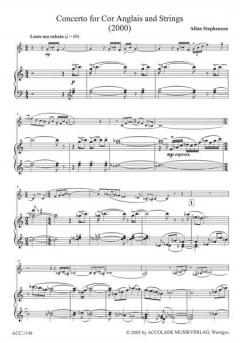 Konzert für Englischhorn und Streicher von Allan Stephenson 
