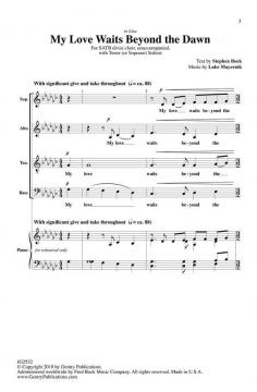 My Love Waits Beyond the Dawn von Luke Mayernik (Download) 