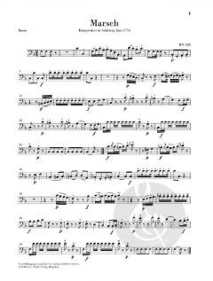 Marsch KV 248 und Divertimento KV 247 (W.A. Mozart) 