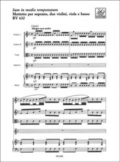 Sum In Medio Tempestatum RV632 Score Critical Edition (Michael Talbot) 