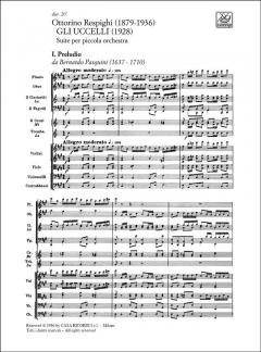 Gli Uccelli, Trittico Botticelliano Score Only von Ottorino Respighi 