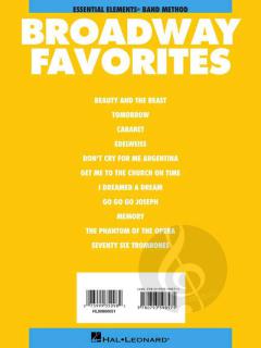 Essential Elements Broadway Favorites Keyboard Percussion 