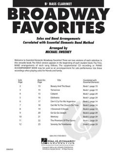 Essential Elements Broadway Favorites Bass Clarinet 