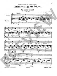 Erinnerung an Rügen op. 25/2 von Gustave Bley 