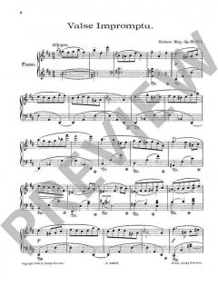 Valses Impromptus op. 28 von Gustave Bley 