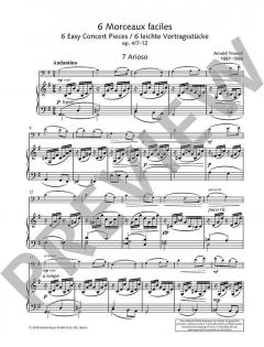 6 Morceaux faciles op. 4/7-12 von Arnold Trowell 