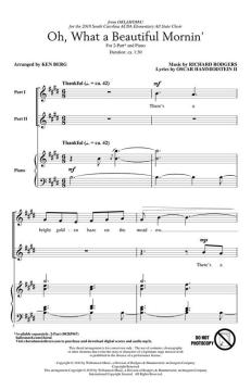 Oh, What A Beautiful Mornin' von Richard Rodgers (Download) 