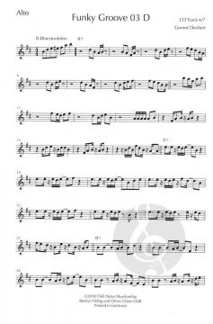 Funky Grooves - Sax Workout Nr. 2 von Gernot Dechert (Download) 