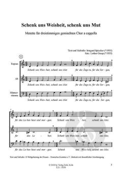 2 Motetten auf Texte und Melodien von Irmgard Spiecker von Lothar Graap 