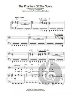 The Phantom Of The Opera von Andrew Lloyd Webber 