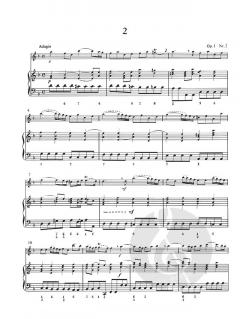 12 Sonaten op. 1 Heft 1 (Jean Baptiste Loeillet 'de Gant) 