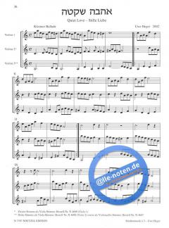 Straßenmusik à 3 für 3 Violinen und Bassinstrument ad lib. Cello im Alle Noten Shop kaufen (Partitur)