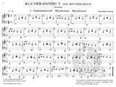 Kla-vier-händig 5 - Das Rhythmusbuch von Hans Jürgen Neuring 