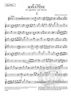 Sonatine von Siegfried Borris für Querflöte und Klavier im Alle Noten Shop kaufen