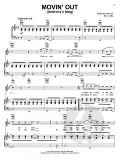 Movin' Out (Anthony's Song) von Billy Joel 