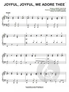 Joyful, Joyful, We Adore Thee von Ludwig van Beethoven 