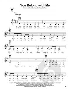 You Belong With Me von Taylor Swift 
