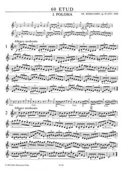 60 Etüden op. 45 von Franz Wohlfahrt 