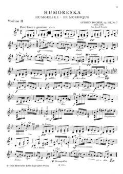 Humoreske op. 101/7 von Antonín Dvorák 