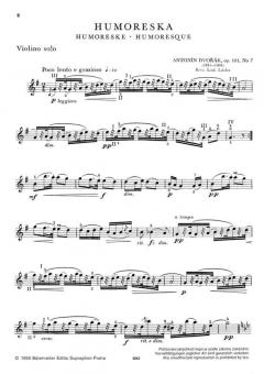 Humoreske op. 101/7 von Antonín Dvorák 