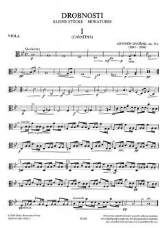 Kleine Stücke op. 75a, B 149 von Antonín Dvorák 