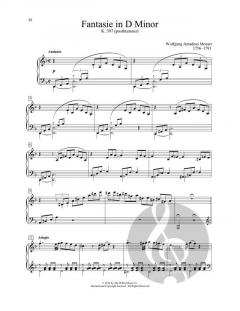 Fantasie In D Minor, K. 397 von Wolfgang Amadeus Mozart 