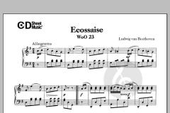 Ecossaise, Woo 23 von Ludwig van Beethoven 