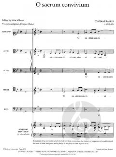 O sacrum convivium (Thomas Tallis) 