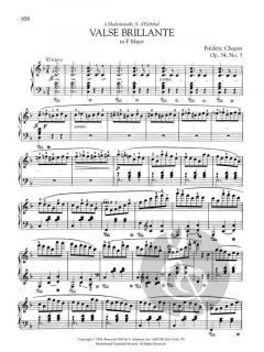 Valse brillante in F Major, Op. 34, No. 3 von Frédéric Chopin 