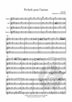 Prelude pour l'amour von Jean Baptiste Lully 