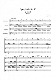 Symphonie Nr. 40 g-Moll KV 550, 1. Satz von Wolfgang Amadeus Mozart 