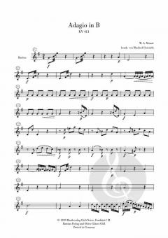 Adagio in B von Wolfgang Amadeus Mozart 
